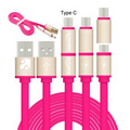 Maltese Charging Cable (2in1) Magenta